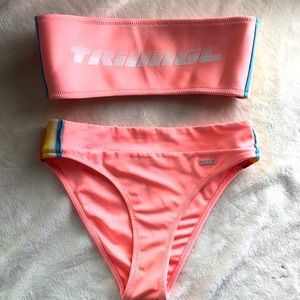 Triangl Bikini In Used Condition W/Neoprene Clutch